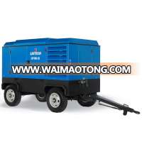 mobile diesel power screw portable air compressor